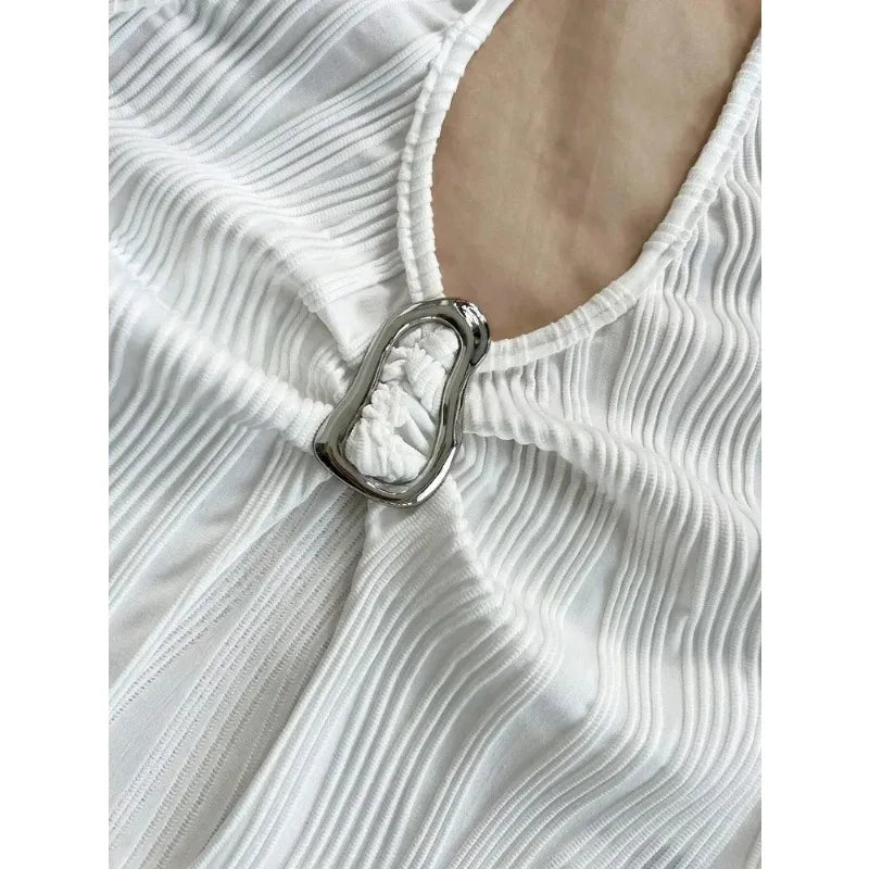 Split Backless Top
