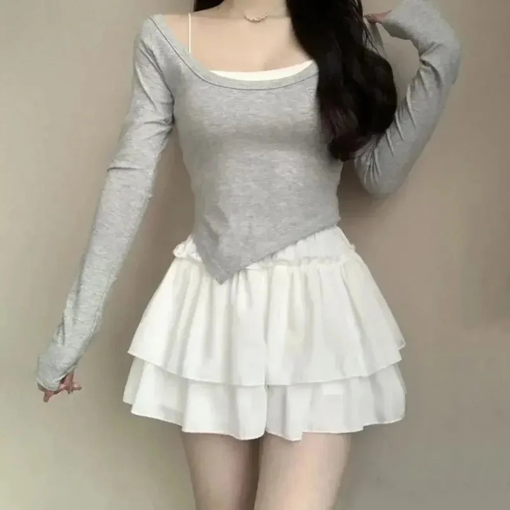 Ruffled Skirt