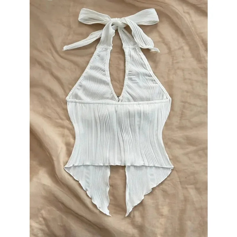 Split Backless Top