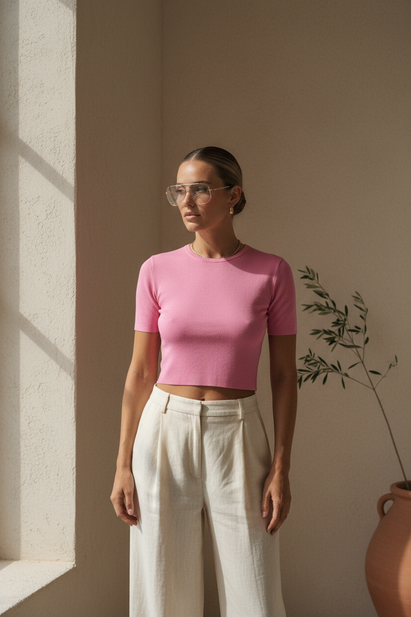 Short Sleeve Crew Neck